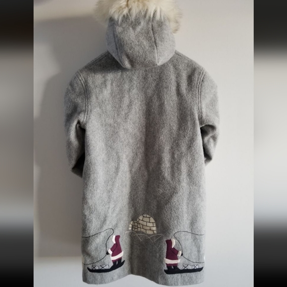 Vintage Inuit Embroidered Wool Parka - Picture 3 of 9